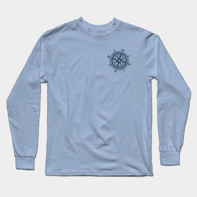 Compass Long Sleeve T-Shirt by JoannaMichelle